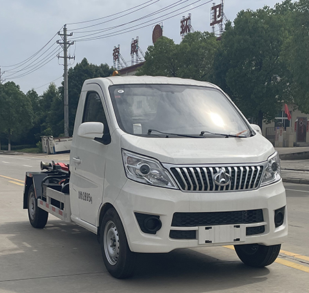 3立方純電動(dòng)車廂可卸式垃圾車